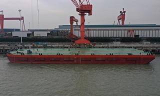 2020 built 360FT x 120FT x 21FT FLATTOP BALLAST TANK BARGE 