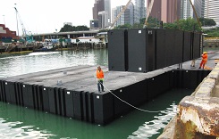 Announcing A.M.S as the Australian agent for Rigifloat Modular Pontoons